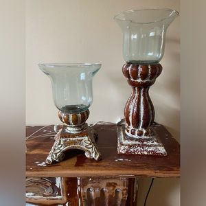 SLAH Southern Living Bell jar candle holders